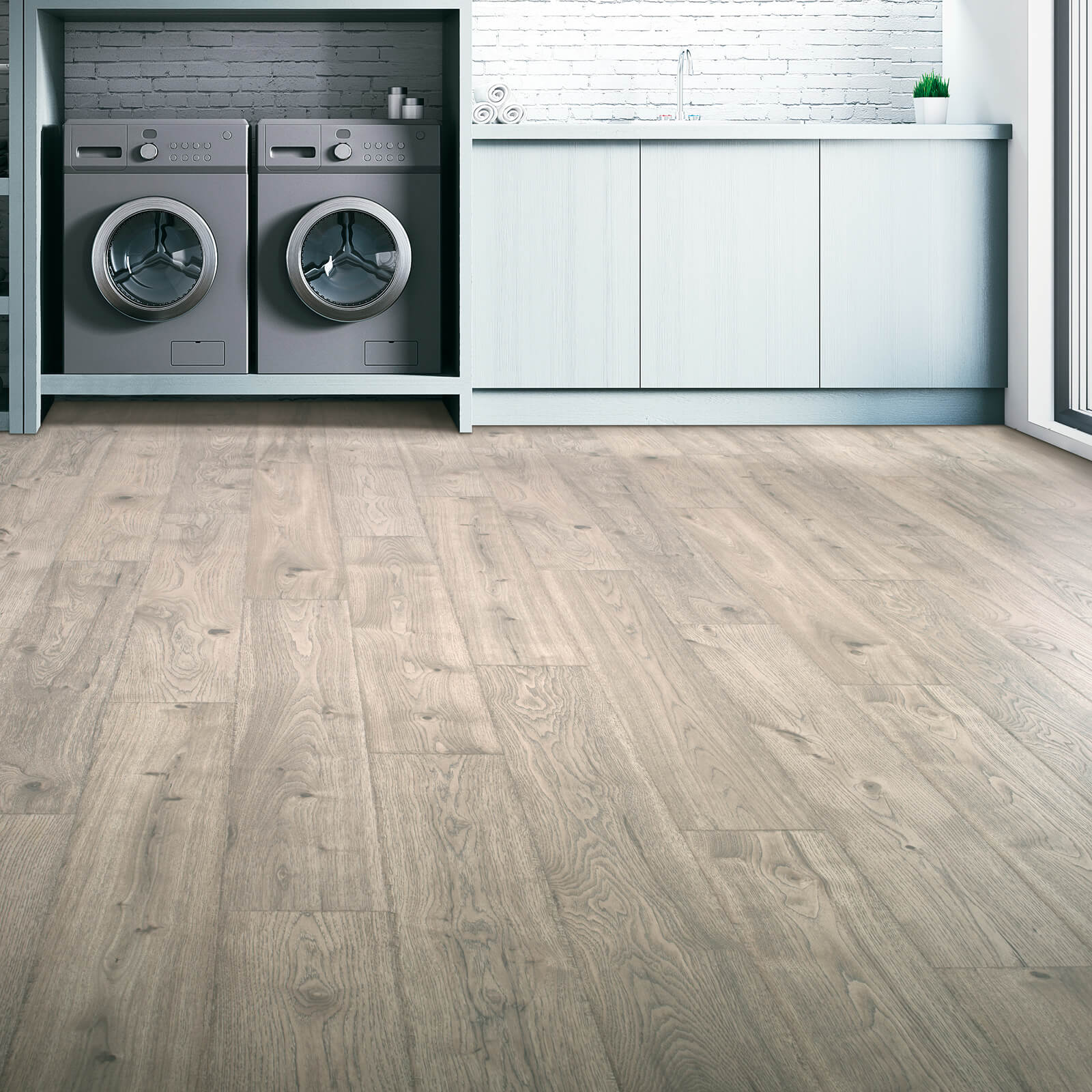 Laundry room Laminate flooring | Right Carpet & Interiors