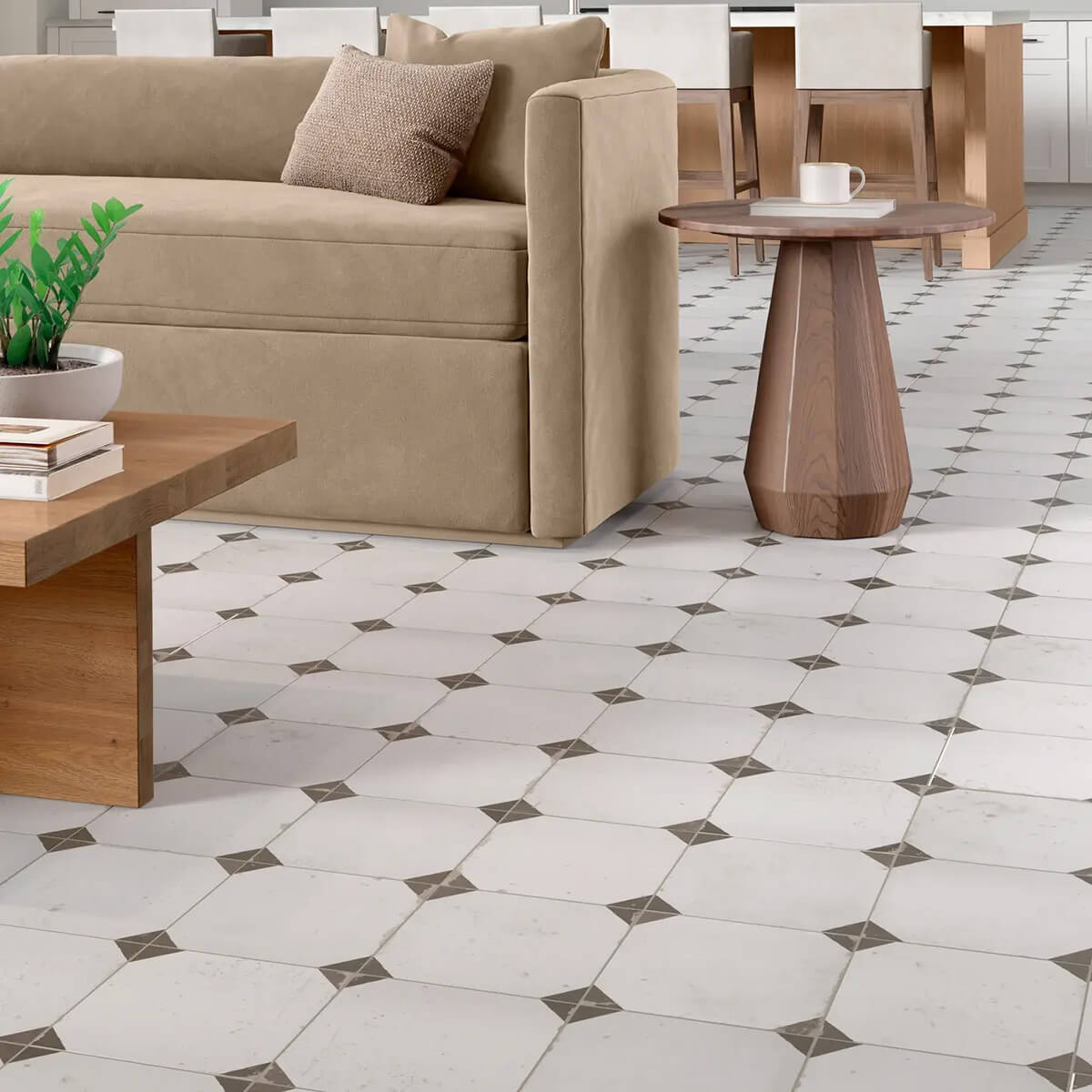Tile flooring for living area | Right Carpet & Interiors